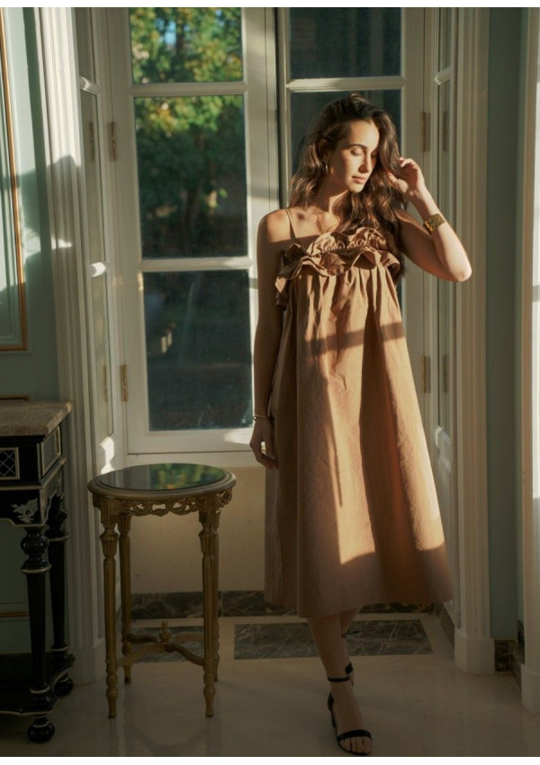 SEE U SOON VESTIDO SIENA MARRON