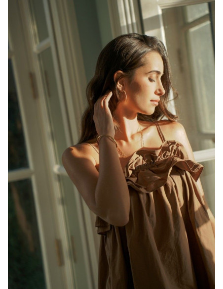 SEE U SOON VESTIDO SIENA MARRON
