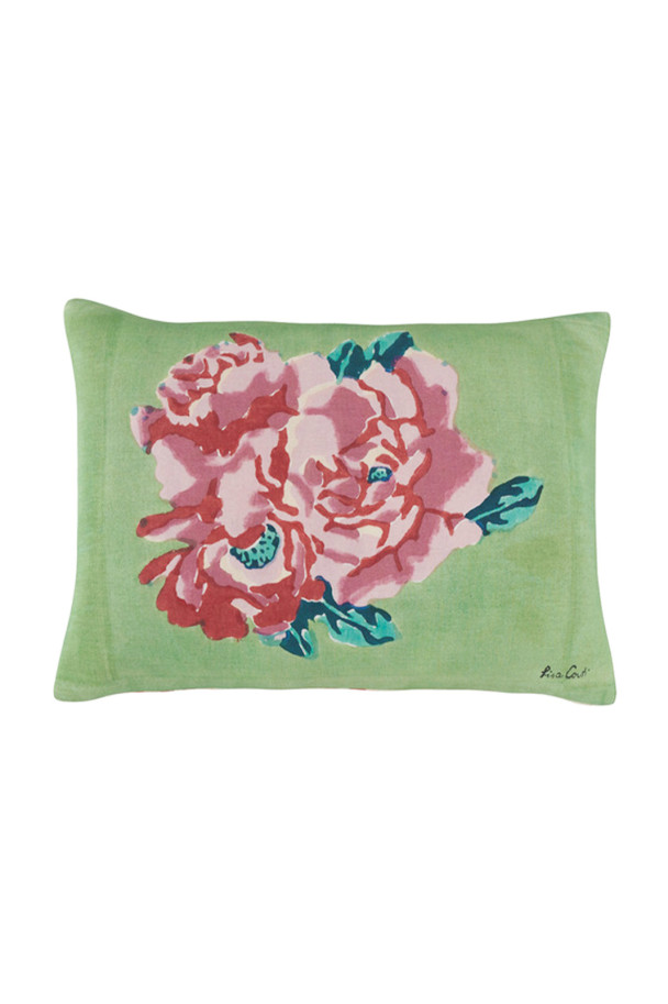 LISA CORTI CUSHION NINA ROSE MINT 30X40