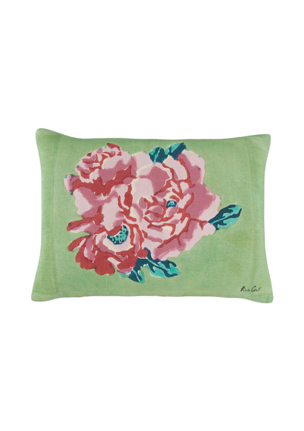 LISA CORTI CUSHION NINA ROSE MINT 30X40