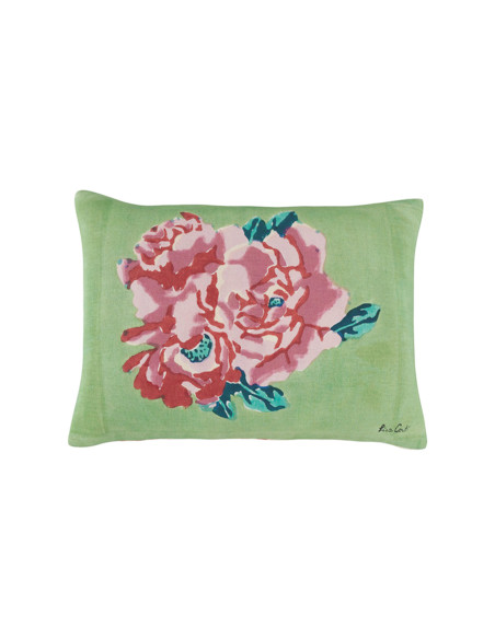 LISA CORTI CUSHION NINA ROSE MINT 30X40
