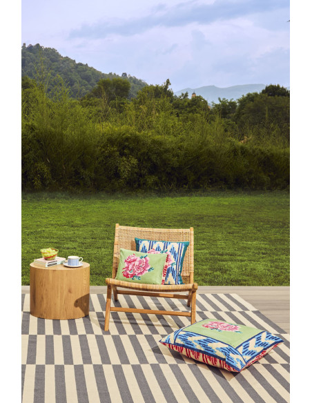 LISA CORTI CUSHION NINA ROSE MINT 30X40