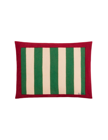 LISA CORTI BABY PILLOW NIZAM STRIPES GREEN