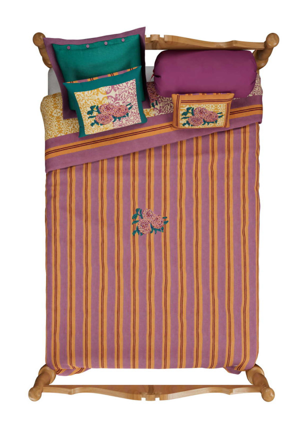 LISA CORTI EDREDÓN DAM DAM LILAC GOLD 250X270