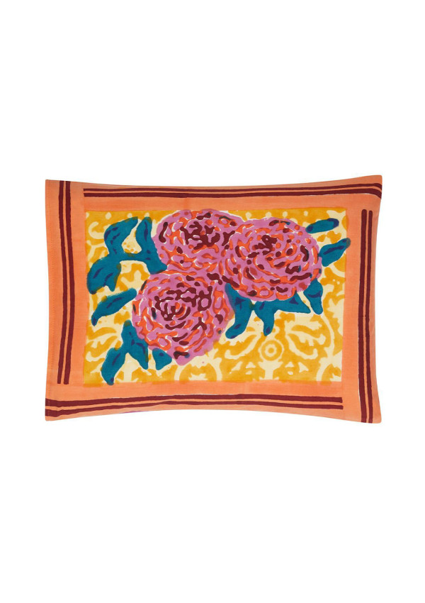 LISA CORTI CUSHION DAM DAM LILAC GOLD 30X40