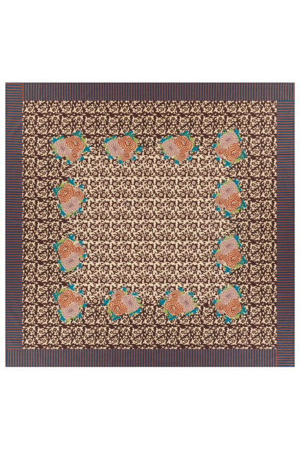 LISA CORTI MANTEL ARABESQUE COROLLA  220X220CM.