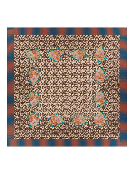 LISA CORTI MANTEL ARABESQUE COROLLA  220X220CM.