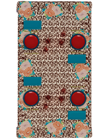LISA CORTI MANTEL ARABESQUE COROLLA  220X220CM.
