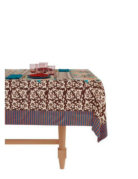 LISA CORTI MANTEL ARABESQUE COROLLA  220X220CM.