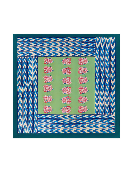 LISA CORTI MANTEL NINA ROSE MINT 250X270