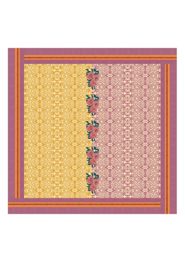 LISA CORTI MANTEL DAM DAM LILAC GOLD 180X180