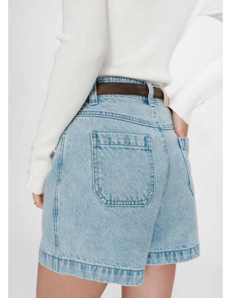 GRACE & MILA SHORT DENIM VERNE AZUL