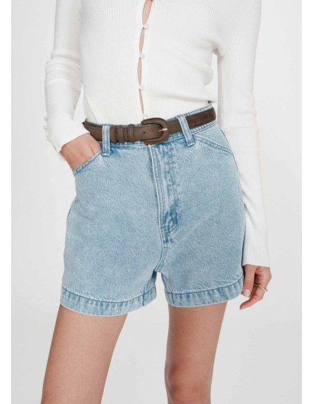 GRACE & MILA SHORT DENIM VERNE AZUL