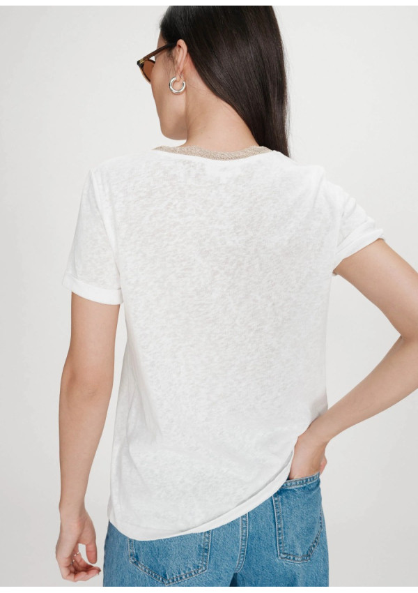 GRACE & MILA CAMISETA VASCO BLANCA