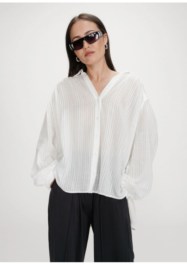 GRACE & MILA CAMISA VIBES IVOIRE