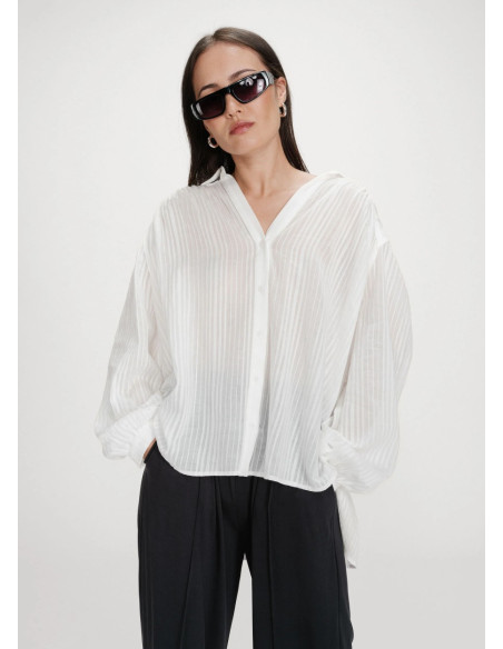 GRACE & MILA CAMISA VIBES IVOIRE