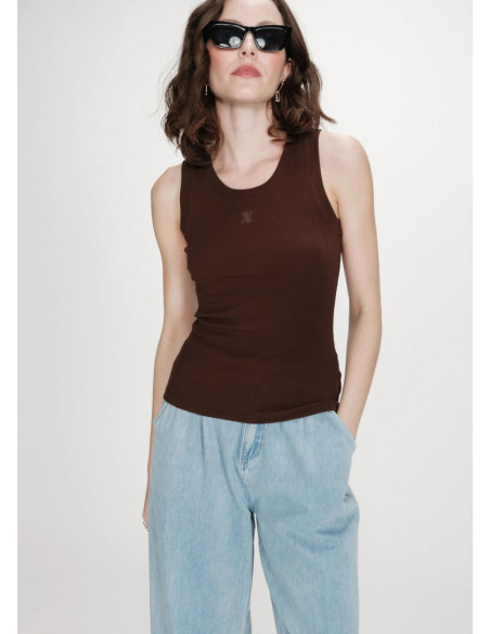 GRACE & MILA T-SHIRT VALOU CHOLOCATE