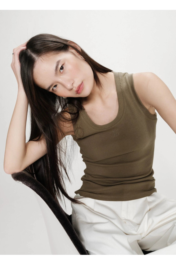 GRACE & MILA T-SHIRT VALOU KAKI