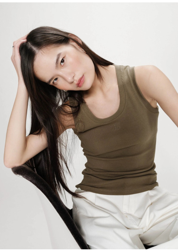 GRACE & MILA T-SHIRT VALOU KAKI