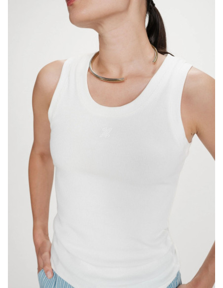 GRACE & MILA  T-SHIRT VALOU IVOIRE