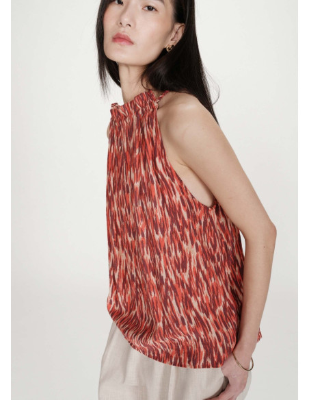 GRACE & MILA  TOP VOTELLO SANGUINE