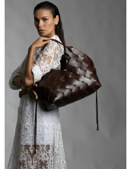DRAGON DIFFUSION BOLSO CASTELLO BROWN