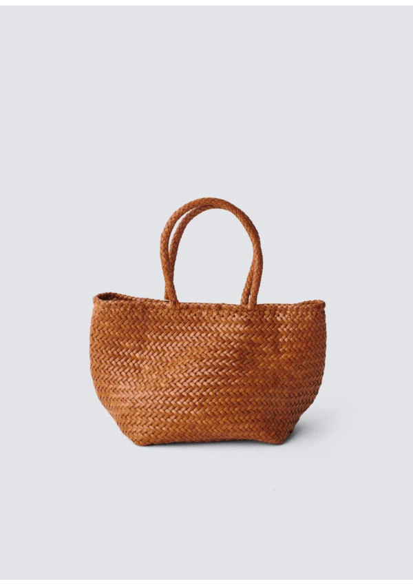 DRAGON DIFFUSION BOLSO GRACE BASKET SMALL TAN