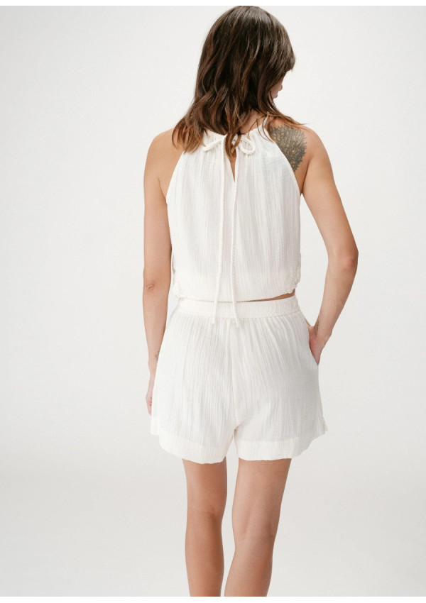 GRACE & MILA SHORT WASABI ECRU