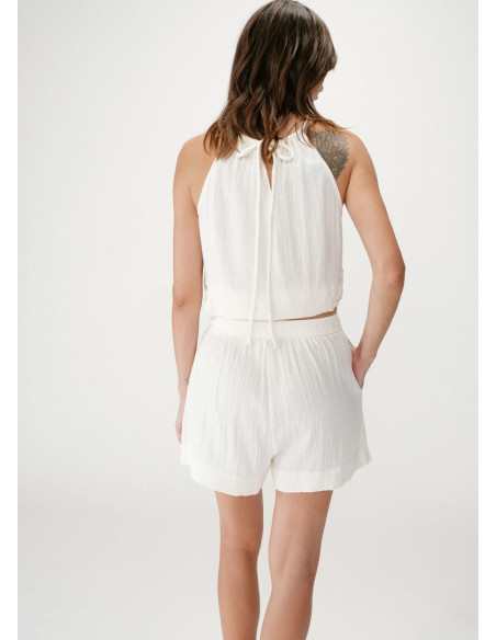 GRACE & MILA SHORT WASABI ECRU