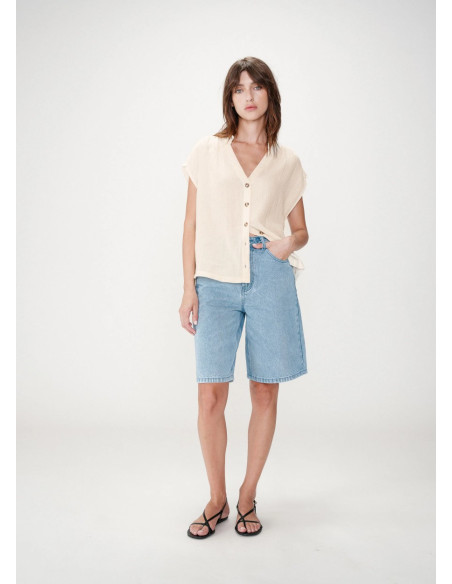 GRACE & MILA BLUSA WESRA ECRU