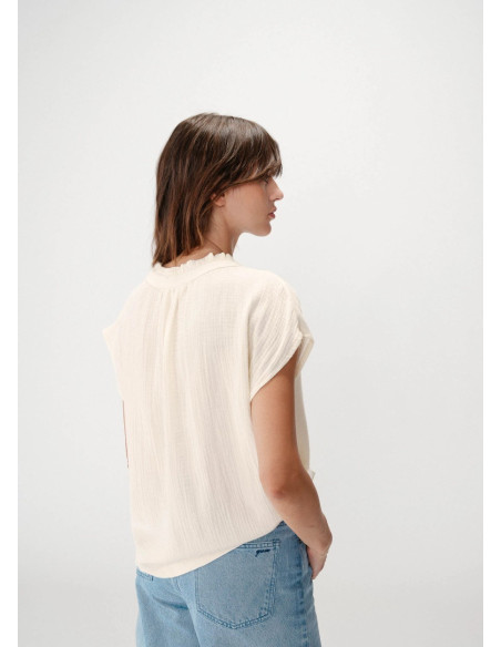GRACE & MILA BLUSA WESRA ECRU
