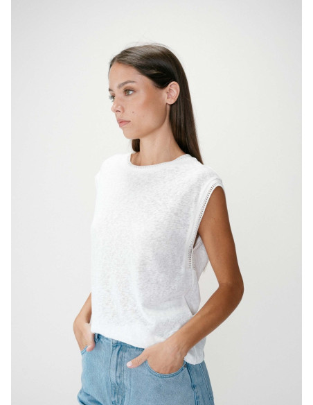 GRACE & MILA CAMISETA WALLACE IVORIE