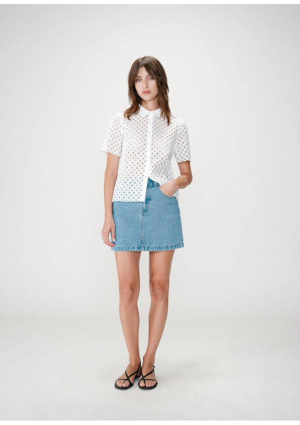 GRACE & MILA CAMISA WAVERINE WHITE
