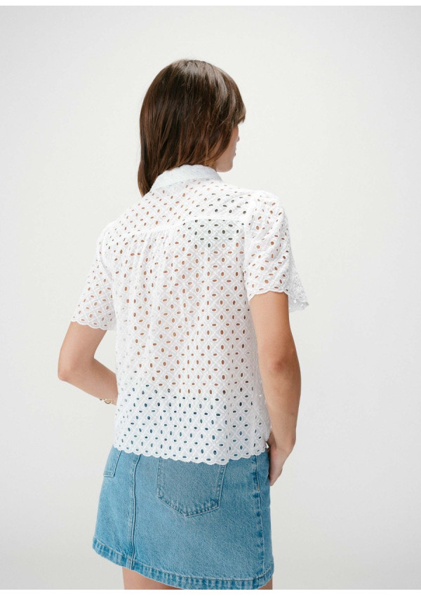 GRACE & MILA CAMISA WAVERINE WHITE