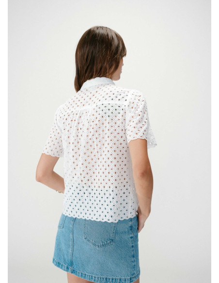 GRACE & MILA CAMISA WAVERINE WHITE