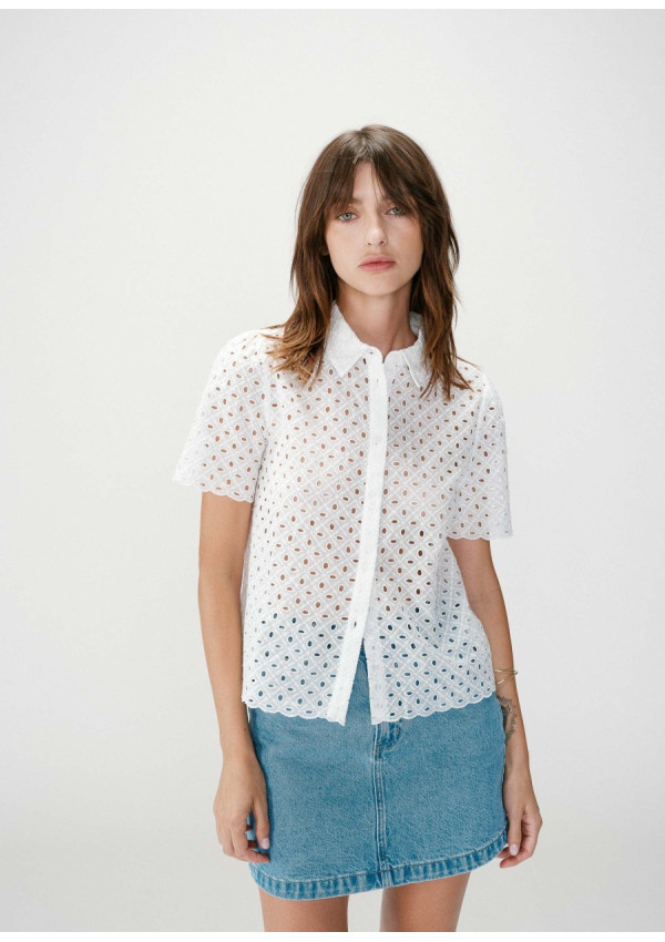 GRACE & MILA CAMISA WAVERINE WHITE