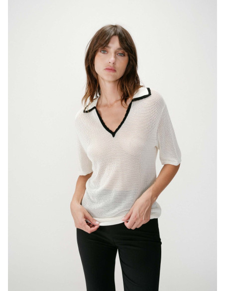 GRACE & MILA TOP WILMOT IVORIE