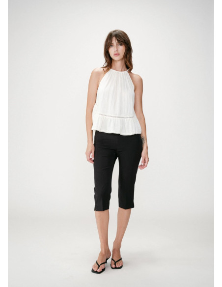 GRACE & MILA TOP WIDY ECRU