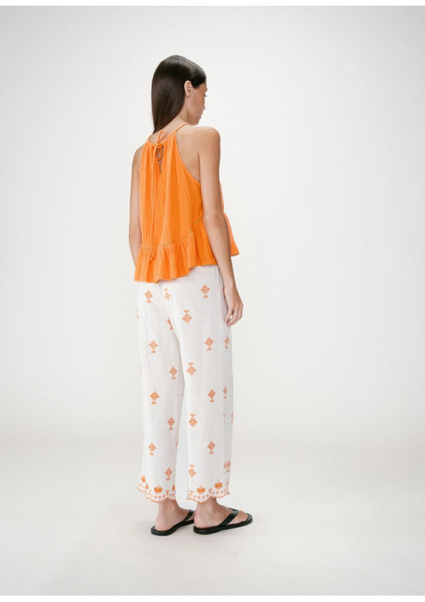 GRACE & MILA TOP WIDY NARANJA