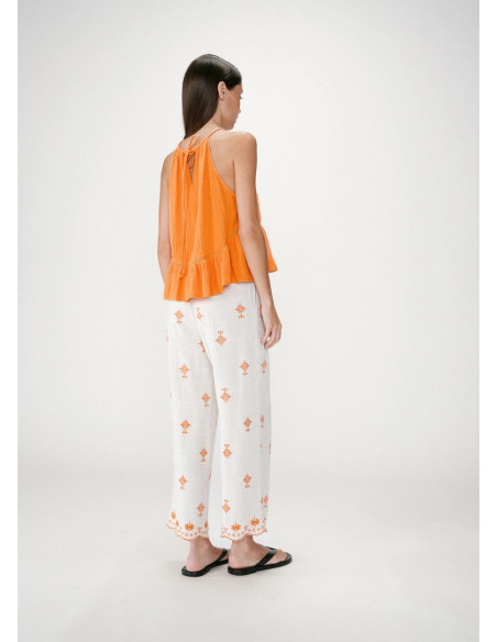 GRACE & MILA TOP WIDY NARANJA