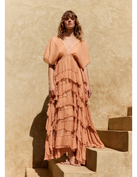 MES DEMOISELLES VESTIDO CHARLOTTE NUDE