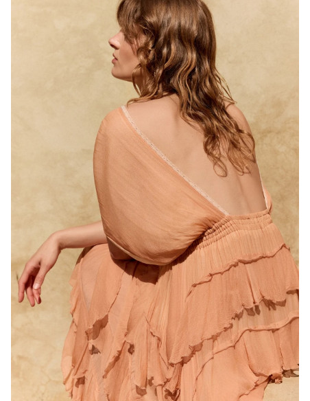 MES DEMOISELLES VESTIDO CHARLOTTE NUDE
