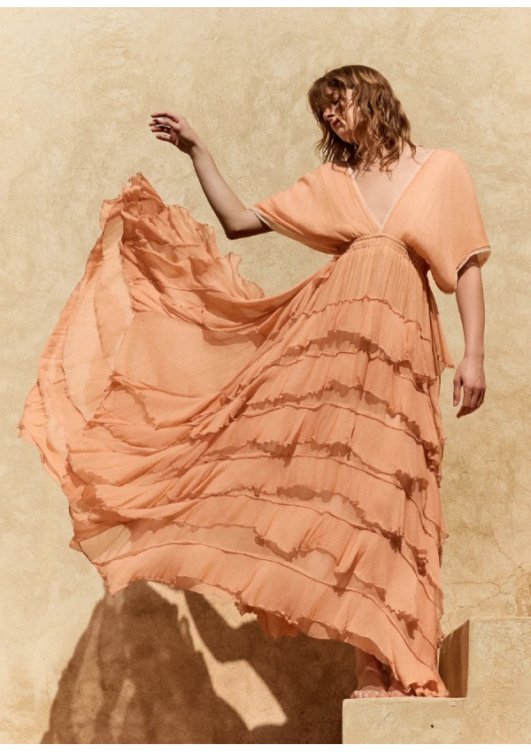 MES DEMOISELLES VESTIDO CHARLOTTE NUDE