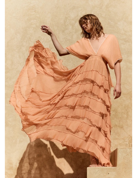 MES DEMOISELLES VESTIDO CHARLOTTE NUDE