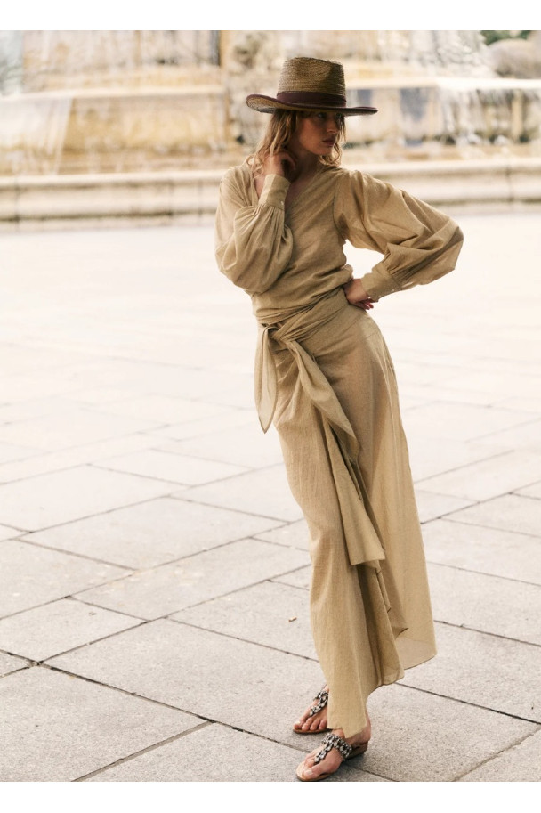MES DEMOISELLES FALDA DECCA BEIGE