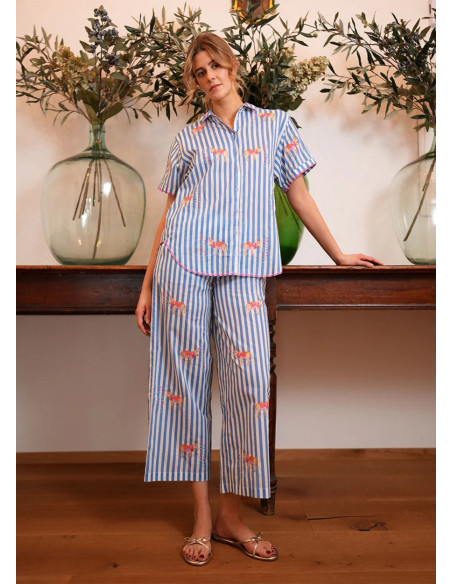 NIMO WITH LOVE FIG BLOUSE DONKEY