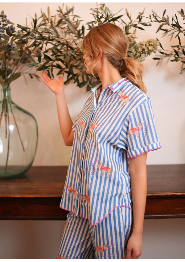 NIMO WITH LOVE FIG BLOUSE DONKEY