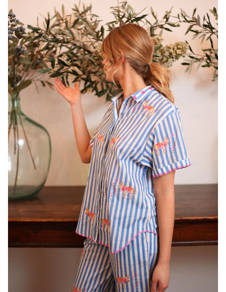 NIMO WITH LOVE FIG BLOUSE DONKEY