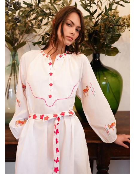 NIMO WITH LOVE HELLEBORE KAFTAN DONKEY