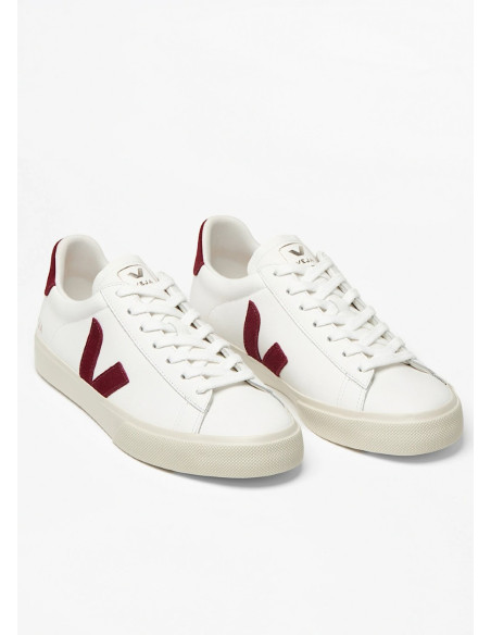 VEJA CAMPO EXTRA WHITE GRENAT